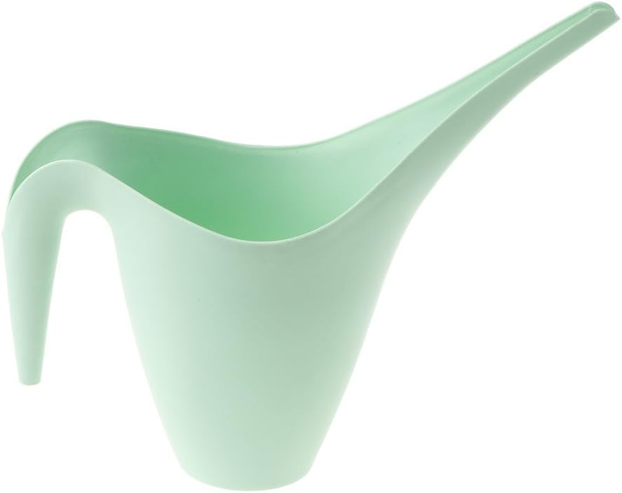 ADFEN 1 Pcs 1L Plastic Durable Handy Watering Can With Long Spout Great Garden Tools (Green)