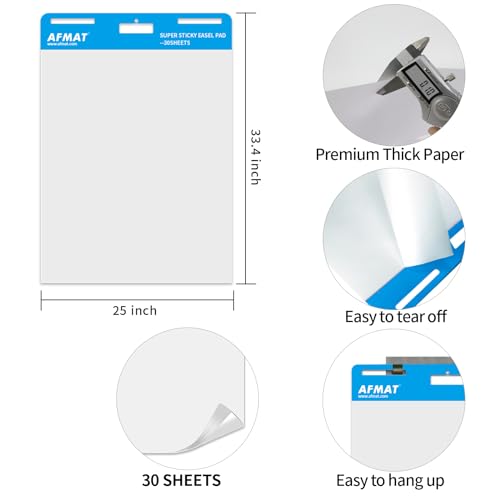 Afmat YY03 Sticky Easel Pads, Chart Paper thumb #3