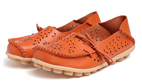 Image of VenusCelia Women's Breathable Comfort Walking Office Flat Loafer