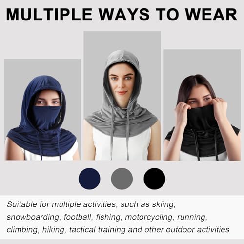 Image of Cooling Balaclava Face Mask Breathable Full Head Mask Sun Protection Neck Cover UV Face Cover for Men Women