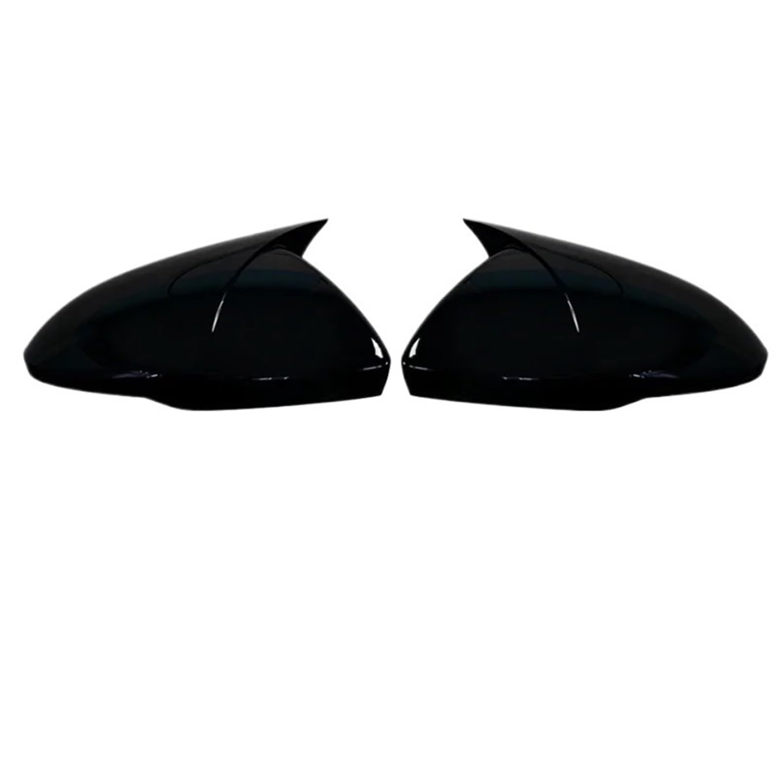 Fit for Chevrolet Cruze 2017-2019 Car Rearview Side Mirror Cover Wing Cap Sticker Exterior Door Rear View Case Trim Shell Housing Car Wing Mirror Covers Caps(Bright Black)