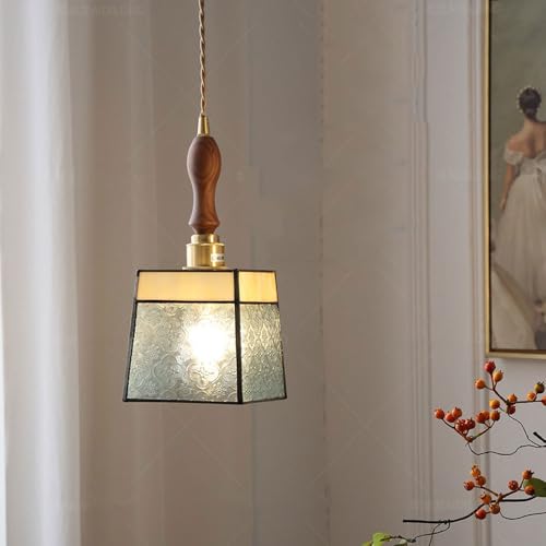 Candelabro de dormitorio exclusivo en latón y vidrio artesanal 2