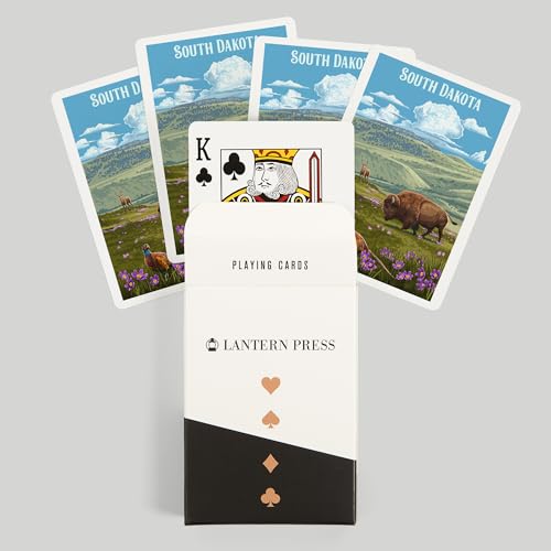 Baraja Póker South Dakota, 52 cartas tamaño póker miniatura 6
