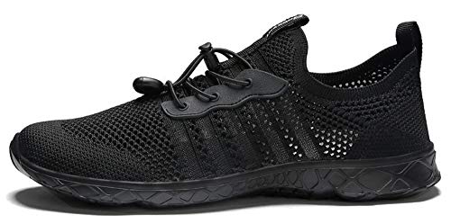 Suokeni Women's Quick Drying Slip On Water Shoes For Beach Or Water Sports Allblack,Size:us 9/Eu 40 #TOP1
