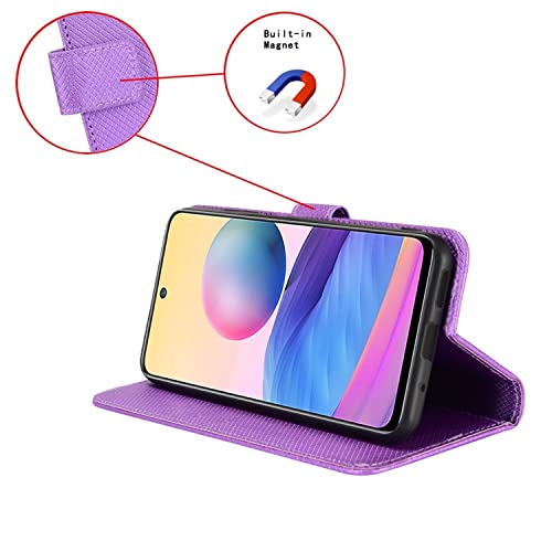 Coque Motorola Moto E32 violette évite les rayures arrières - 5