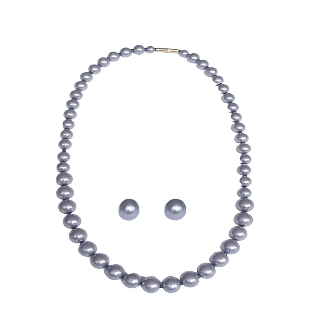 American diamond pearl moti mala necklace with stud earrings jewellery set chokar mala set women and girls fashion accessories set 1 (B0D4J5V1XF) Amazon Price History, Amazon Price Tracker