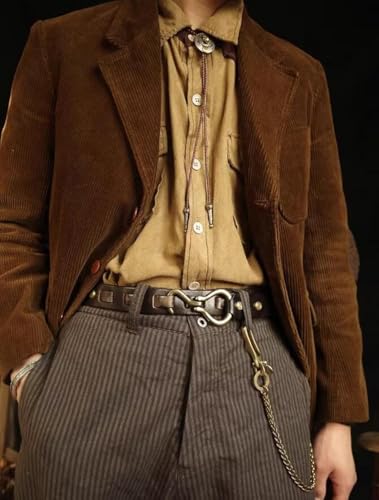 ORBITRAY Men's Corduroy Blazer Suit Jacket with Faux Suede Elbow Patches Single Breasted Sport Coat4