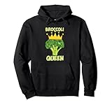 Broccoli Queen Broccoholic Brokkoli Vegan Gemüse Broccoli Pullover Hoodie