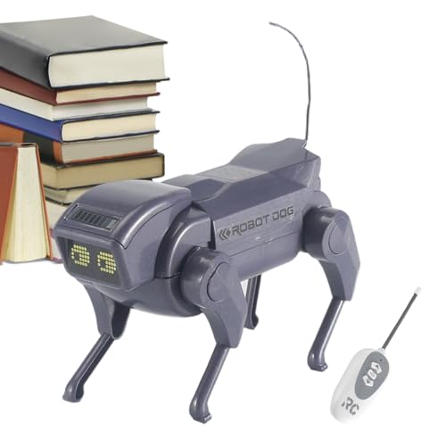 Juguete para perros robot - Mascota teledirigida para caminar, bailar para niños Chicos Chicas Adolescentes Familia Cumpleaños Navidad Juego interactivo Juguete elet