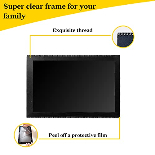 10 Pack 4"X6" Premium Super Slim Magnetic Picture Pockets Frames With Black Boader Holds 4 X 6 Inches Photo For Refrigerator #TOP4