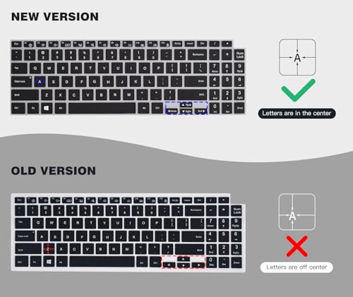 CaseBuy Keyboard Cover for Samsung Galaxy Book Pro 3 360 16" NP960XFG NP964XFG / Galaxy Book 2 Pro 15.6 NP950XED / Samsung Galaxy Book Pro 360 15.6 NP950QDB NP950XDB Keyboard Protector -Black