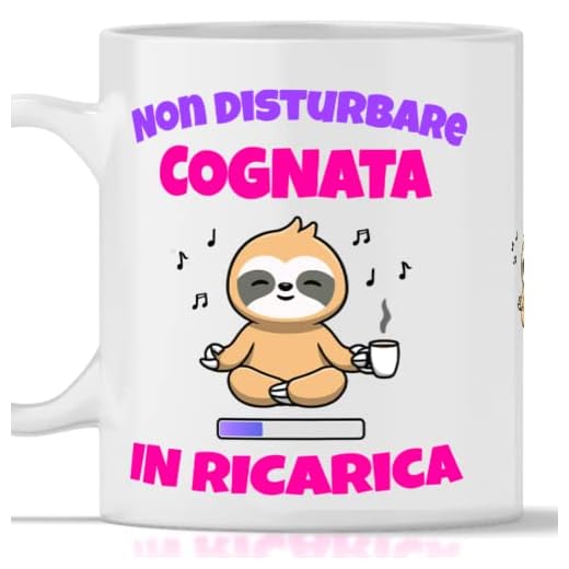 Tazza Cognata - Idea Regalo compleanno cognata, Festa anniversario della cognata, regalo di Natale - Cognata in Ricarica