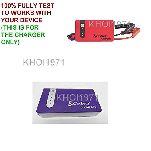Khoi1971 8-Feet Wall Charger Adapter Cable Cord For Blue Red Purple Pink White Cpp 7500 Cpp7500 Cobra Jumpack Portable Jump Starter #TOP2