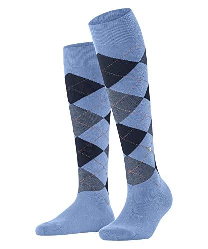 Burlington Damen Kniestrümpfe Queen W Kh Baumwolle lang gemustert 1 Paar, Blau Light Blue 6541, 36-41 Burlington Damen Kniestrümpfe Queen W Kh Baumwolle lang gemustert 1 Paar, Blau Light Blue 6541, 36-41