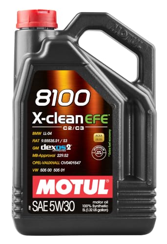 Motul 8100 X-clean EFE 5W-30 Full Synthetic Motor Oil 5L