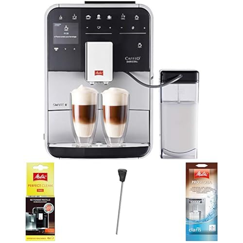 Melitta Barista T Smart Pack Barista T Smart (F831-101) Cafetera Superautomática + Pastillas Perfect Clean + Tubo Lanzador de Leche + Filtro Pro Aqua