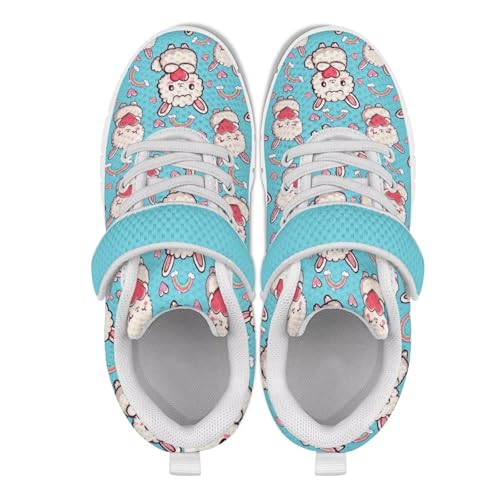 Doojoayie Slip On Shoes for Girls Soft Sole School Tennis Shoes Hook and Loop4