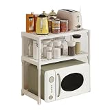 Scaffale per forno a microonde a 3 livelli – Supporto da cucina in acciaio al carbonio Sto per s& T Microonde Shelf nizer per Smals