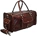 Produktbild JAALD 38 cm echt Leder Laptoptasche Umhängetasche Schultertasche Kuriertasche FahrradTasche Schultasche Wasserdicht Vintage Herren Damen Geschenk XL Leather Messenger Bag