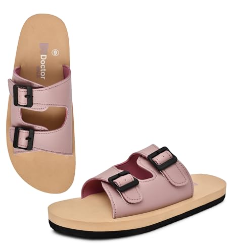 Image of Duosoft Flip Flop for Women | Soft Comfortable | Breathable | Fashionable | Stylish | Trendy | Super soft | Lightweight | Anti-Slip Sole | Indoor & Outdoor |Dw-033-Pink