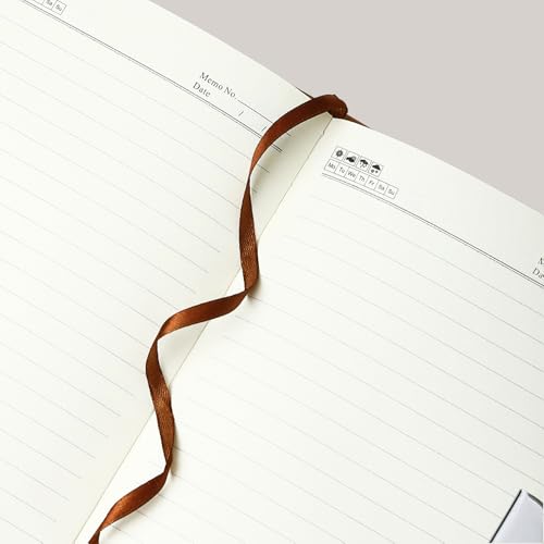 NectaRoy Lockable Diary, PU Leather Cover Writing Notebook with Combination Lock - Image 3