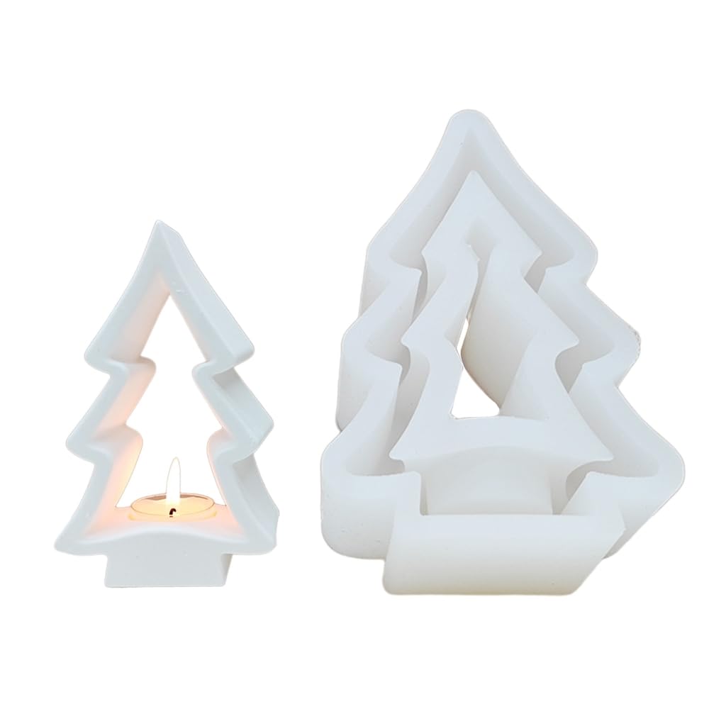 Moule en silicone sapin de Noël fait main pour ateliers créatifs