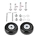 F-ber Luggage Suitcase Replacement Kit - 64mm x 18mm ABEC 608zz Inline Outdoor Skate Wheels, One Set of (2) (OD:64 W:18 ID:6 Axles:35)