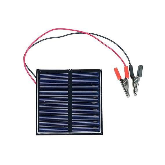 SP Electron 70 x 70 100mAh Square Polycrystalline Mini epoxy Solar Panels with Crocodile Alligator Clip 2Pcs-image-16