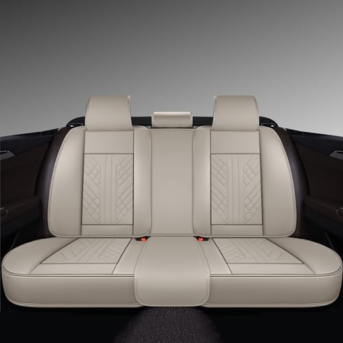 Image of GXT Bench Seat Cover, Premium Faux Leather Bench Seat Covers for Trucks - Universal Fit for Most Sedans SUV Pick-up Truck, Durable for Long Lasting Protection(Khaki)