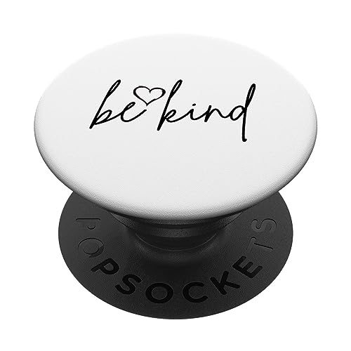 Be Kind - Motivational Quote with White Color and Heart