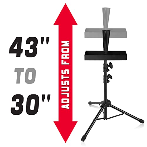 Baseball Batting Tee With Storage, Portable Softball Tees For Adults And Youth Teens, Adjustable Tee Ball Stand 30 To 43 Inches For Hitting Training Practice, Ideal Hitting Tee With Carrying Bag #TOP2