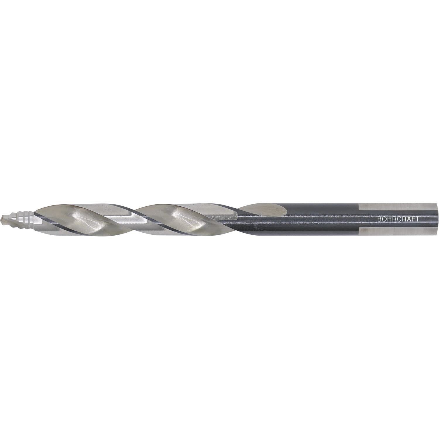 BOHRCRAFT Turbo Step HSS-G - Broca en Espiral con 3 Caras (diámetro 6,0 x 93 mm, 10 Unidades)