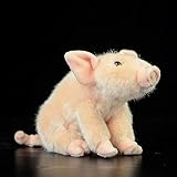 shenlanyu Juguete de Peluche 20cm Cute Small Pig Realista Simulación Pink Doll Lovely Kawaii Animal Nature Soft Stuffed Plush Toy Kids Gift Collection