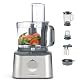 Kenwood Multipro Compact+ FDM313SS Küchenmaschine mit Waage und Zubehör