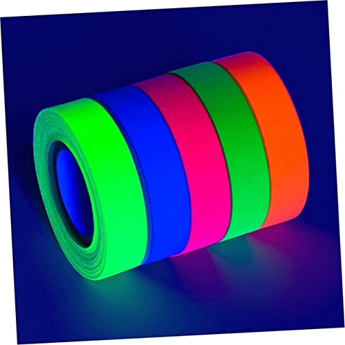 Generic 6 Rolos Brilha Na Fita Escura Fita Fluorescente Fita De Brilho Para o Palco Fita De Luz Neon