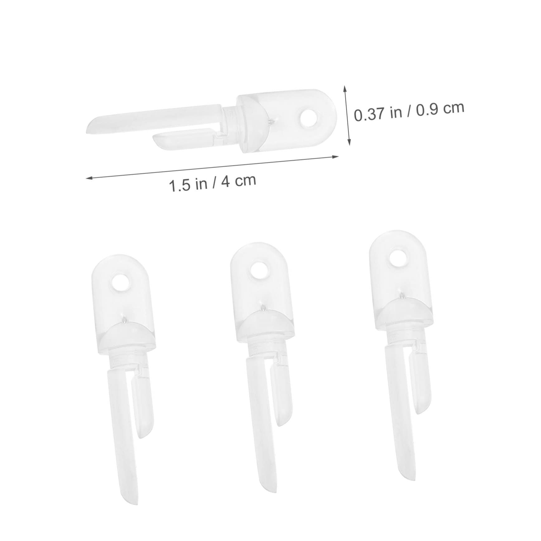 VINTORKY Blind Hook Accessory Set 10 Pieces Universal Hooks for Window Blinds and Curtain Rods