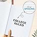 Rosmonde 12 Pack Bulk Composition Notebooks College Ruled, 200 Pages (100 Sheets), 9-3/4 x 7-1/2, Hard Cover College Ruled Notebooks, Assorted Colors Composition Notebook For School, Colors May Repeat