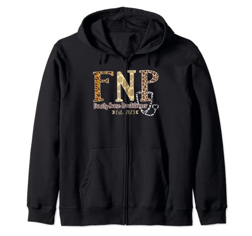 FNP Family Nurse Practitioner Est 2023 Graduación Sudadera con Capucha