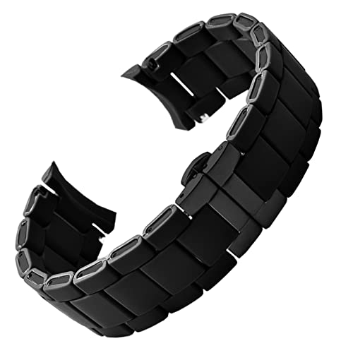 Bracelet montre Armani AR5905 sport chic en silicone blanc noir pour homme femme