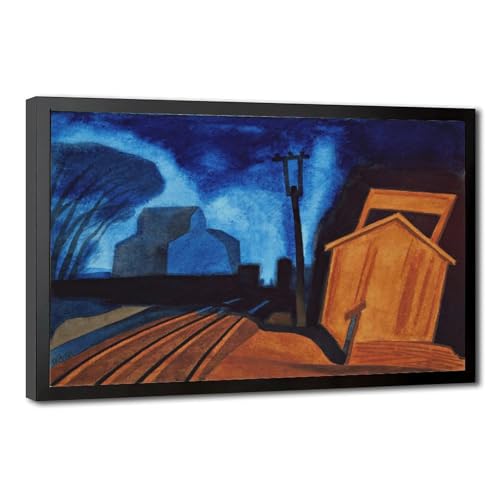 Oscar Bluemner drapeau Elizabeth affiche salon déco vintage américaine