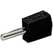 Produktbild WAGO Bananenstecker Stecker, gerade Stift-Ø: 4 mm Schwarz 1 St.