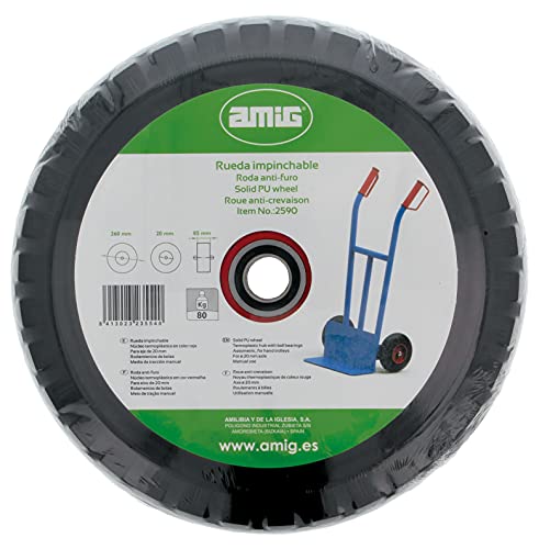 Rueda neumática indestructible diámetro 260 mm para carretillas miniatura 2