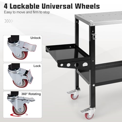Portable Welding Table Foldable Steel