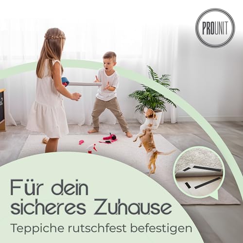 ProUnit® Klettband selbstklebend Extra Stark (5m x 20mm Schwarz) Vielseitig einsetzbar. Klettverschluss selbstklebend klebe Klettband Klett Klebeband