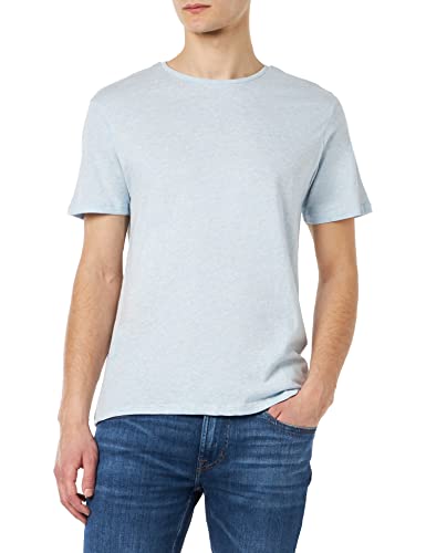 Teddy Smith T- NARK MC T-Shirt, Bleu Clair Chine, L Homme