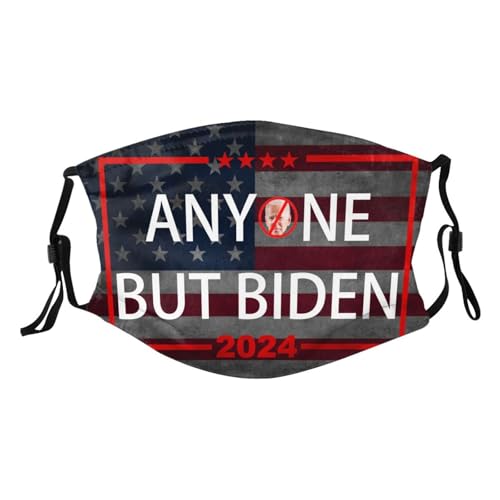 Anyone But Biden 2024 Adult Dust Mask Adjustable Dust Face with 2 Filter45