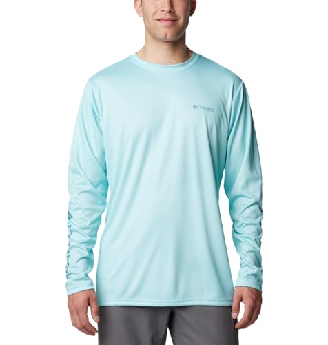 Terminal Tackle PFG Fish Star Columbia T-Shirt Manches Longues Homme XL Bleu Vêtement Pêche