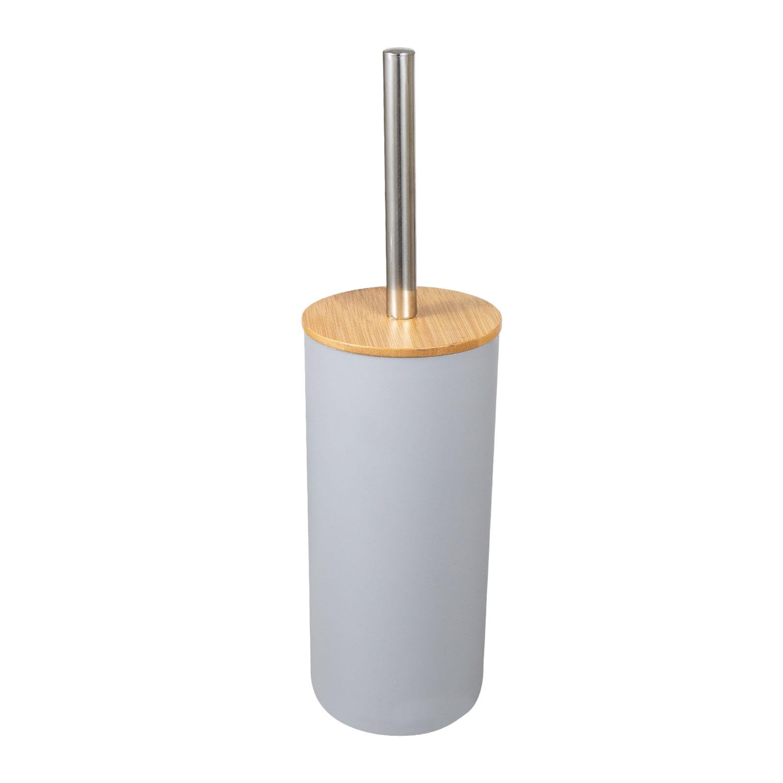 Bathroom Supplies Anti Drip Cleaning Supplies Deep Cleaning Toilet Brush Set Gray 1