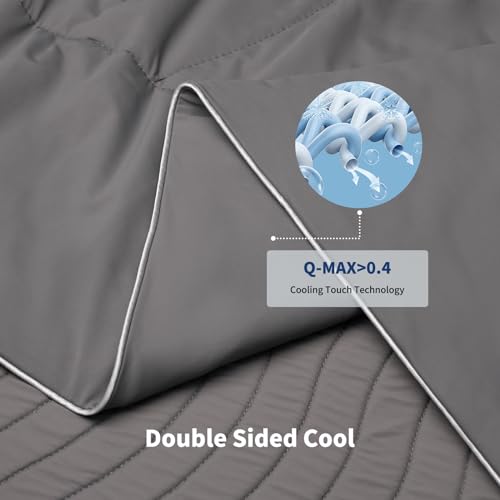 Zzazz Cooling Comforter King Size Cooling Blanket For Hot Sleepers, Summer Comforter Bed Quilt thumb #2