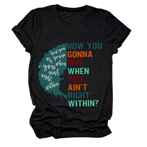 GAQEUWR Baseball Tee for Women, How You Gonna Win When